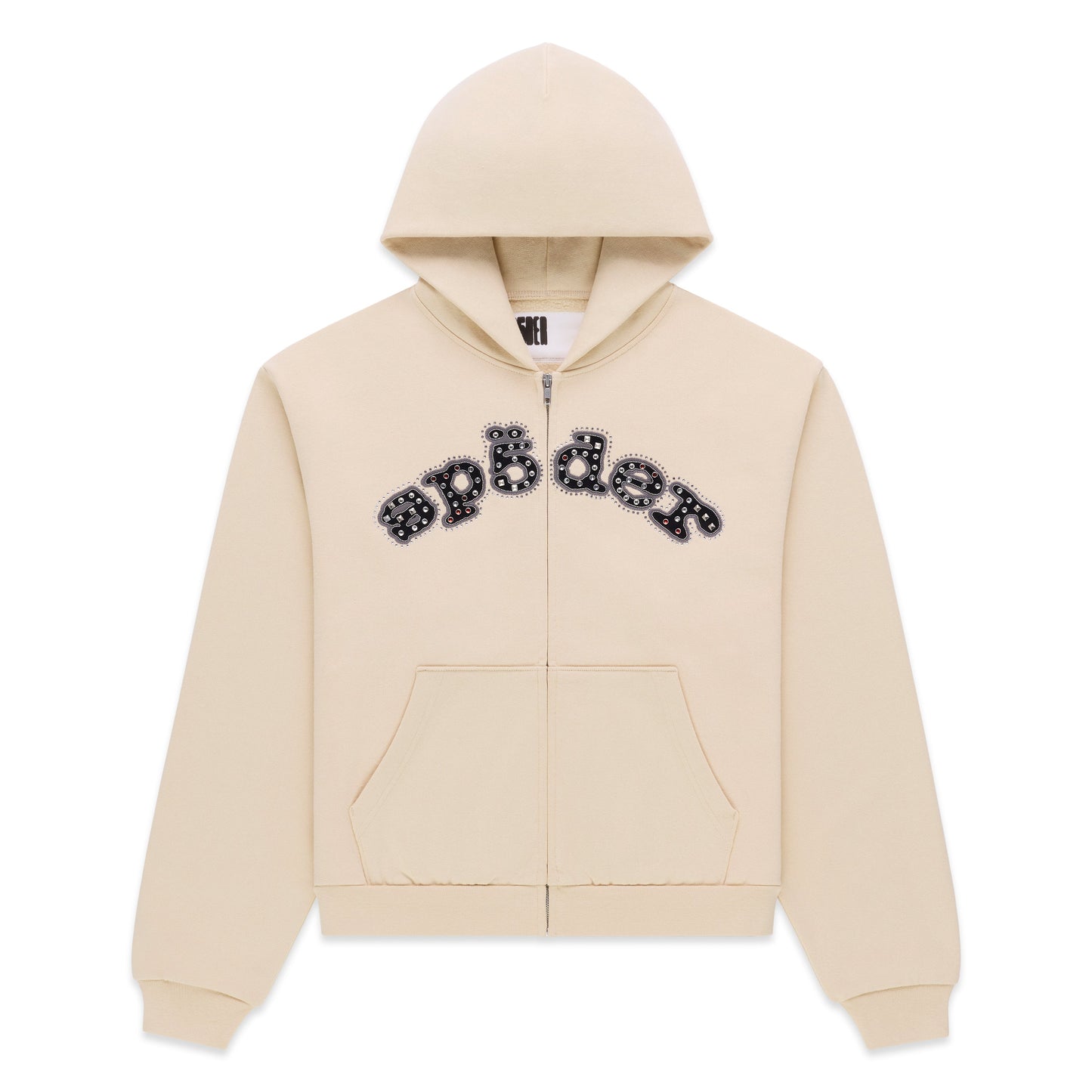 MIXED STONE OG LOGO ZIP HOODIE