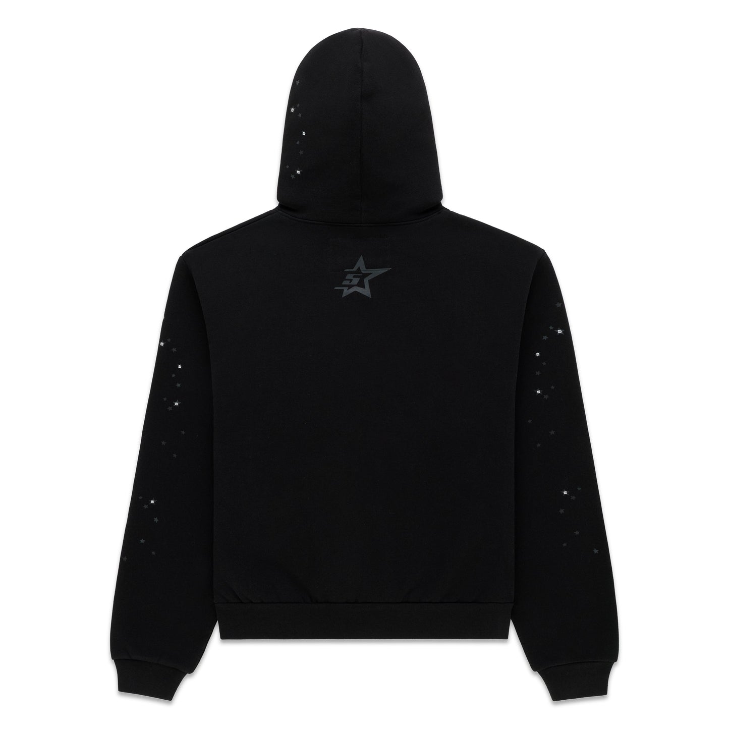 BLACK RHINESTONE PUNK V2 HOODIE
