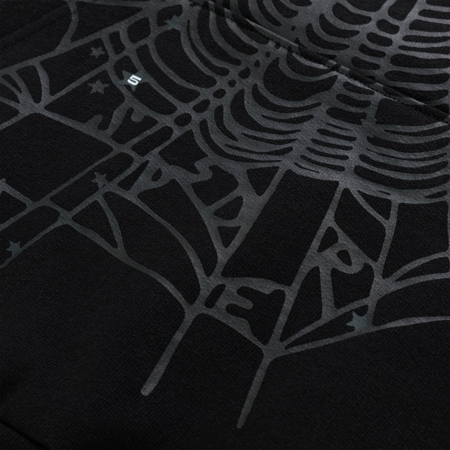 BLACK RHINESTONE PUNK V2 HOODIE