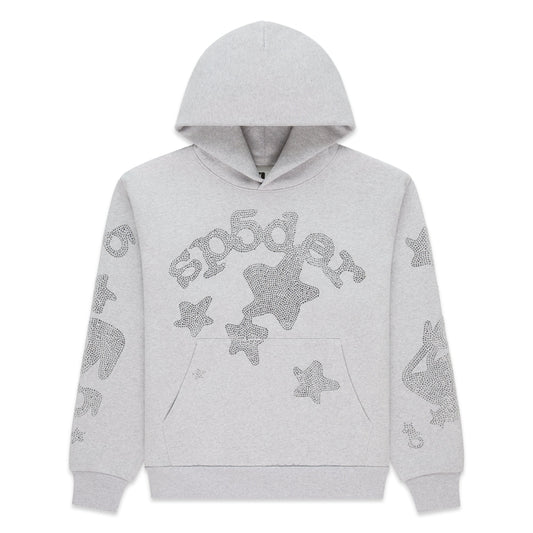 RHINESTONE BELUGA HOODIE