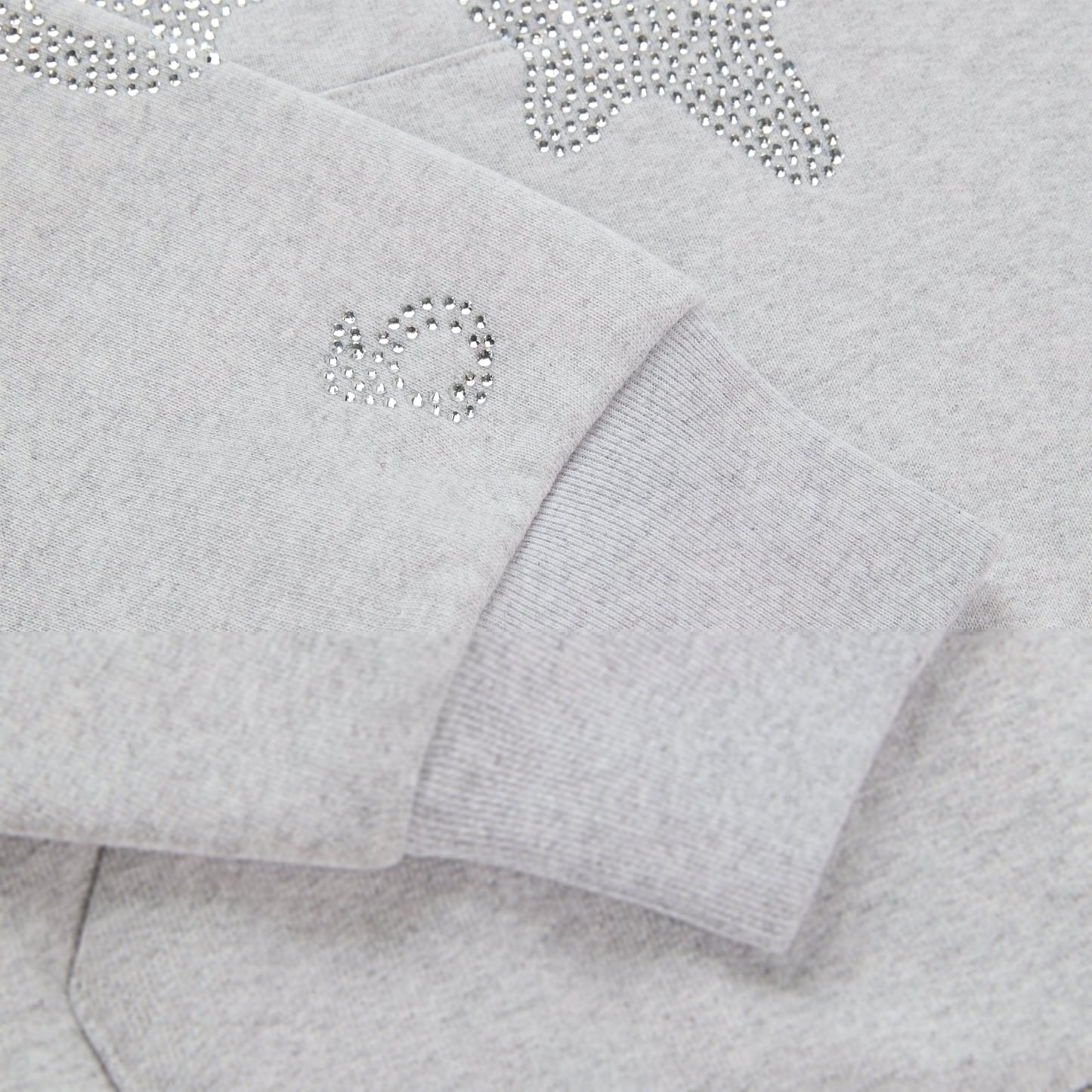 RHINESTONE BELUGA HOODIE