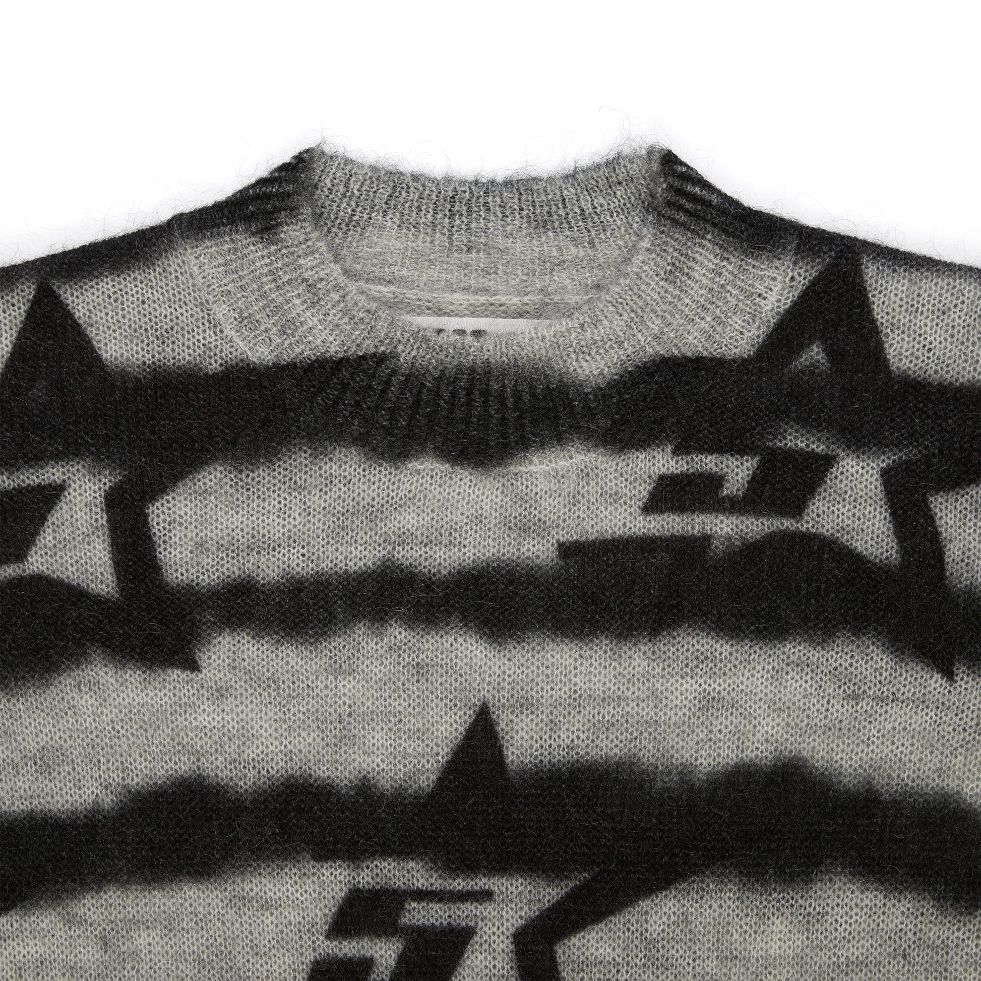 BLACK 5STAR MOHAIR SWEATER