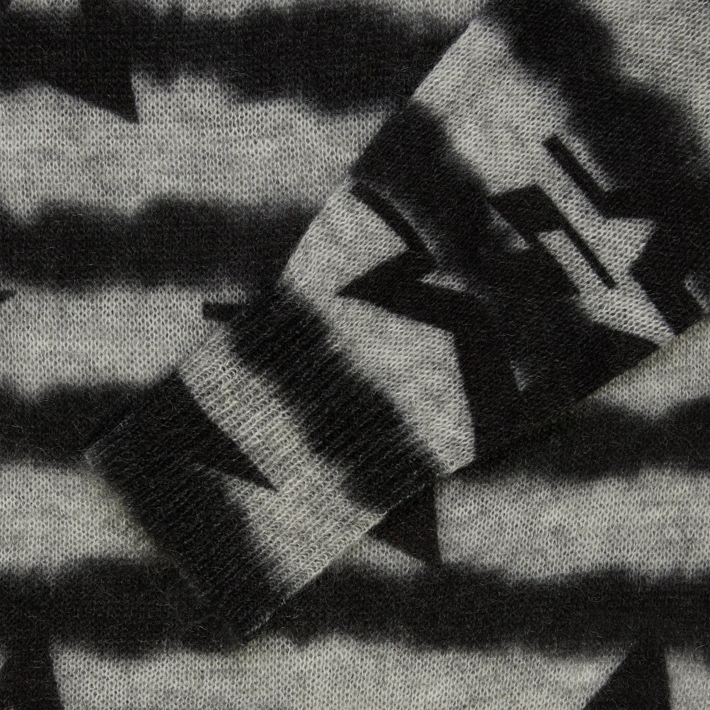 BLACK 5STAR MOHAIR SWEATER