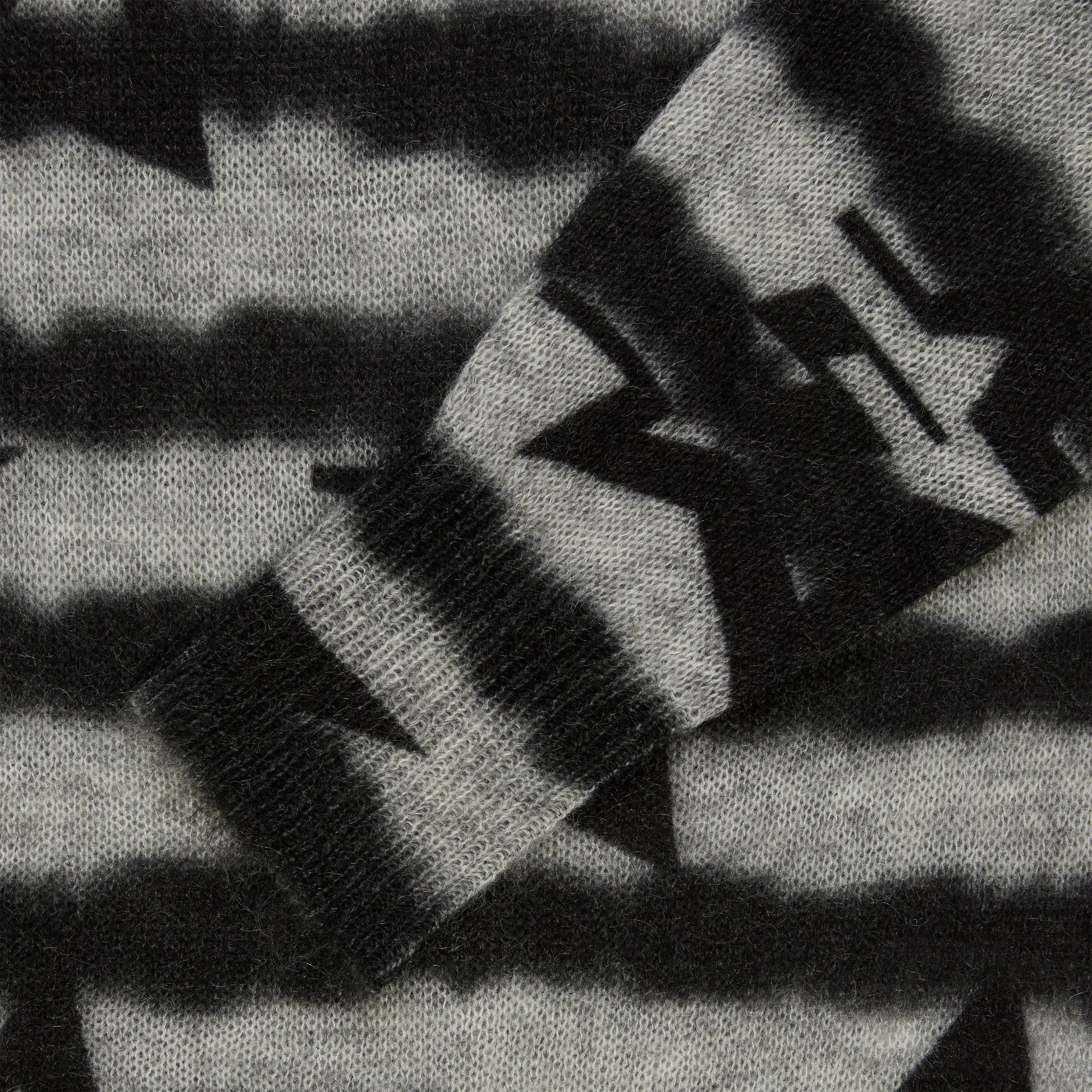 BLACK 5STAR MOHAIR SWEATER