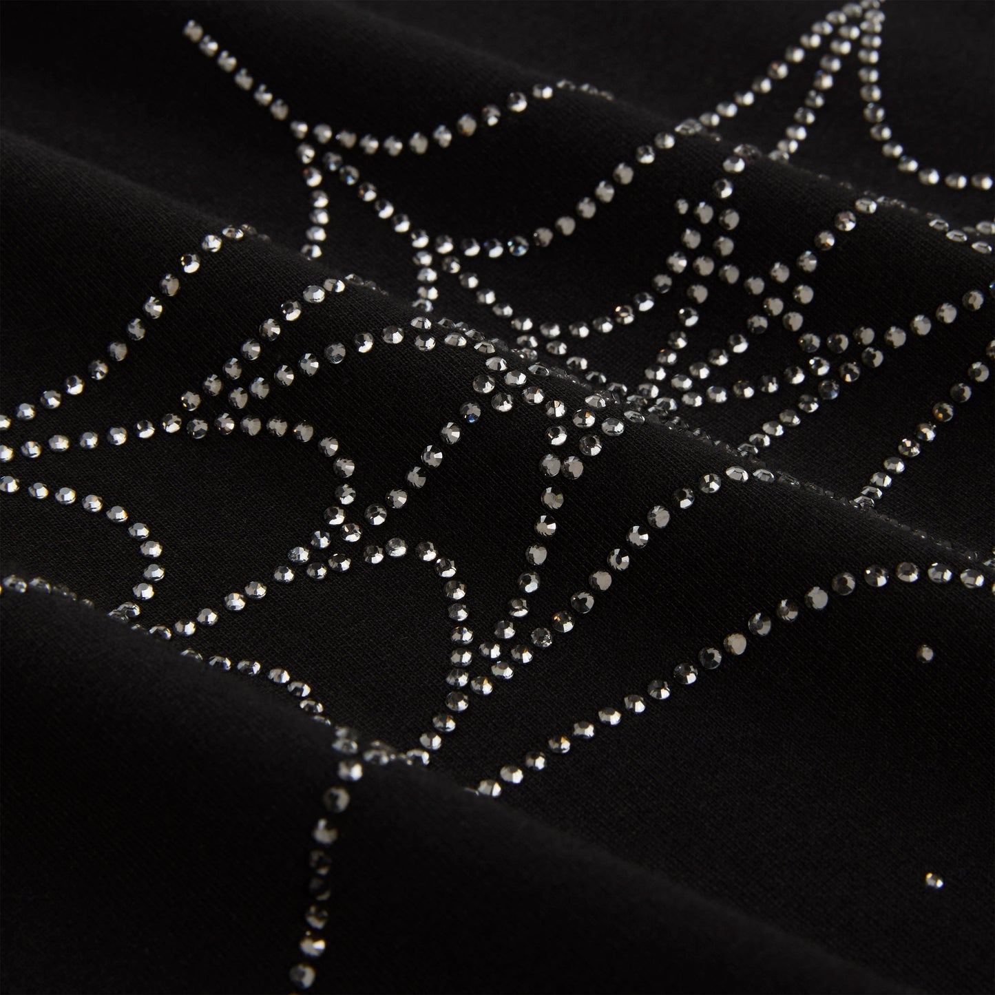 RHINESTONE SILK TEE