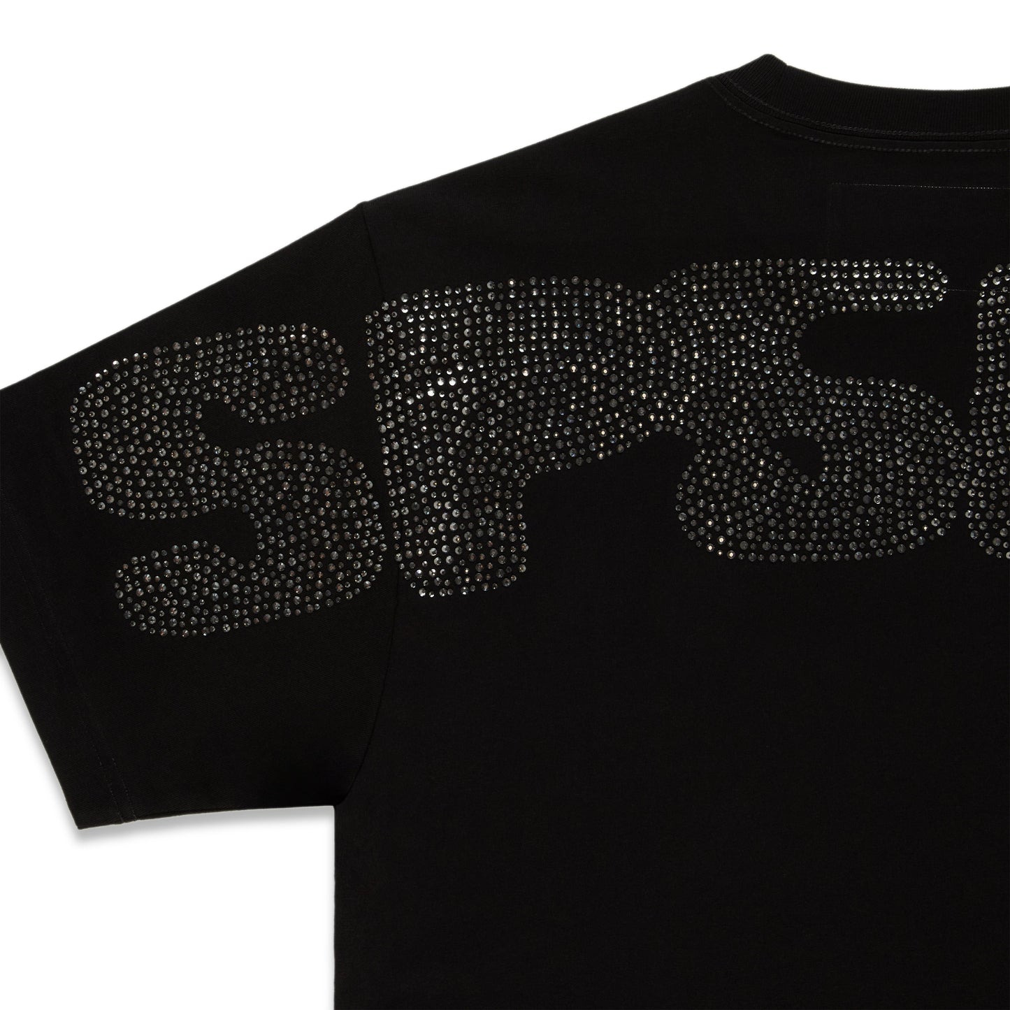 RHINESTONE SILK TEE