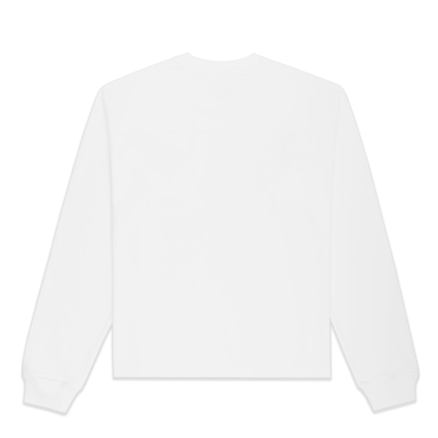 WHITE SP5 BLURRY LS TEE