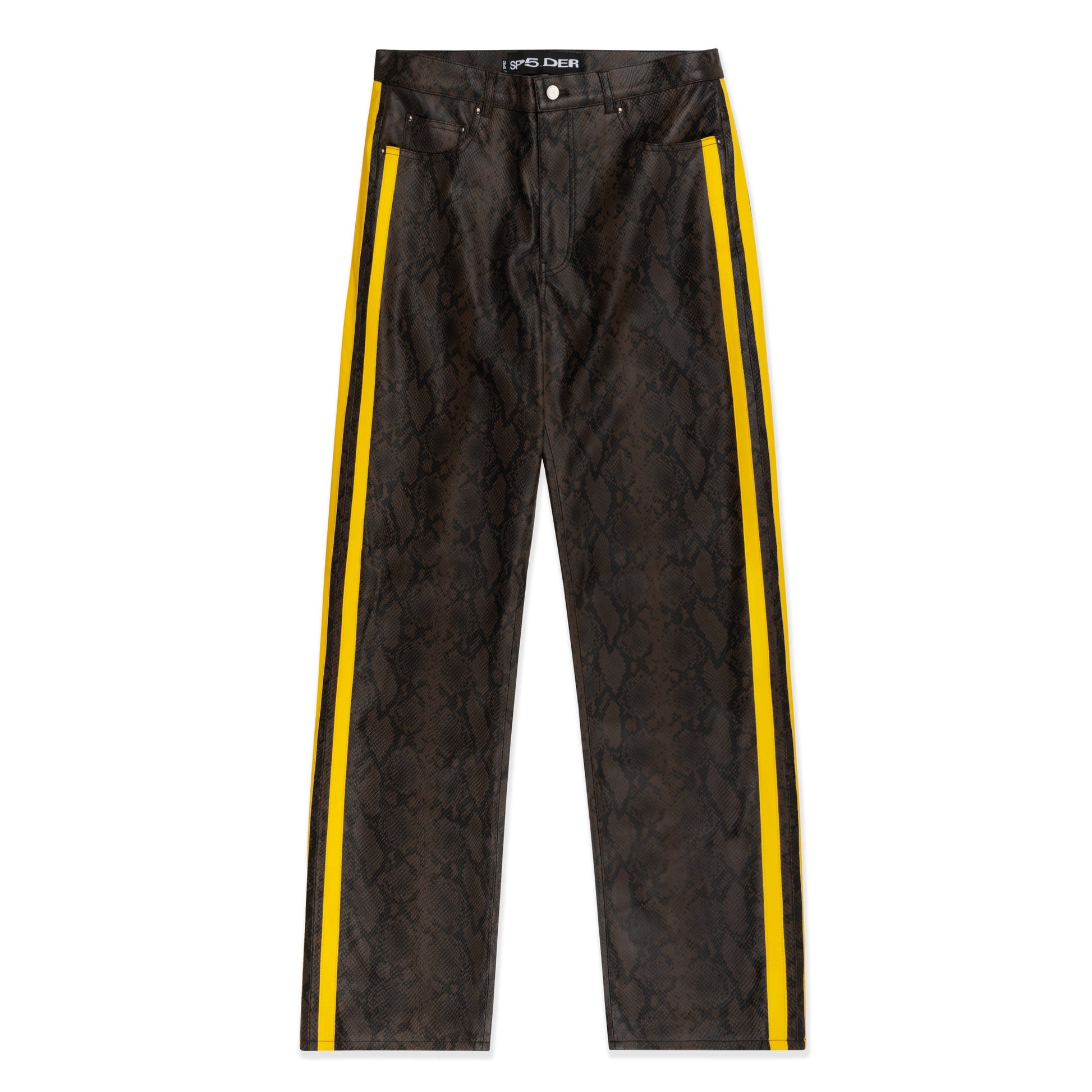 SNAKE LEATHER PANT