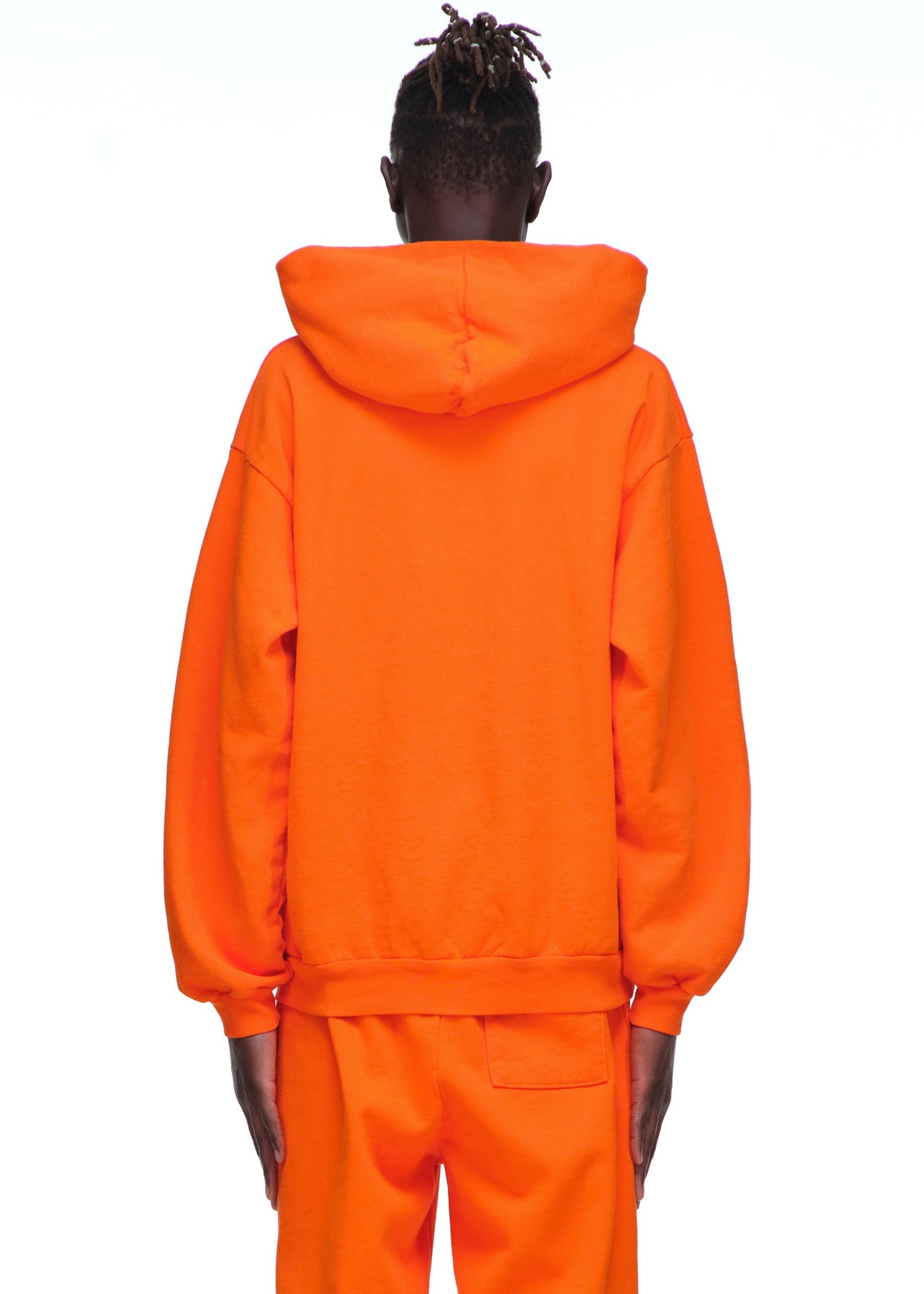 ORANGE LEGACY HOODIE MALE MODEL 4