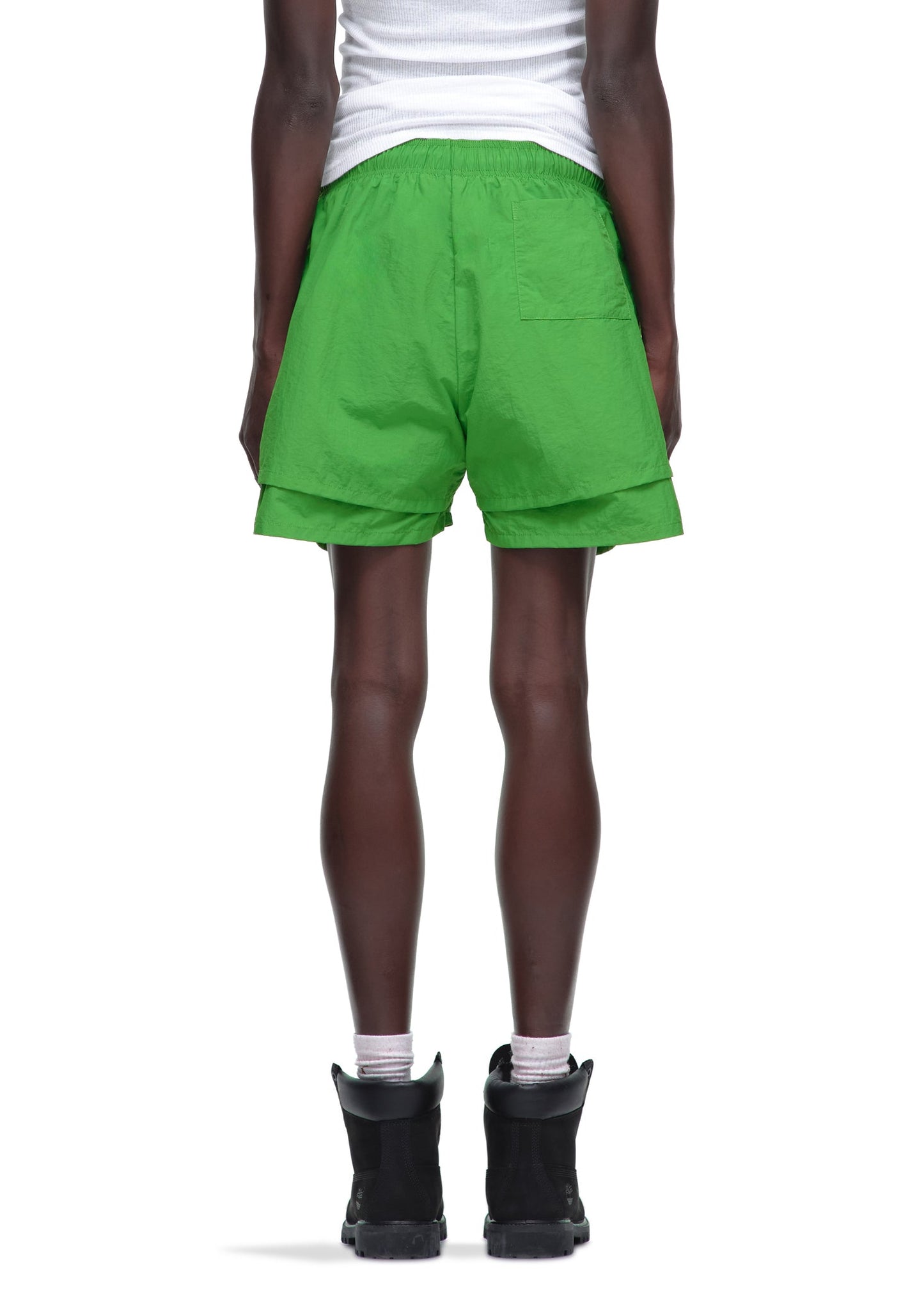 GREEN OG WEB V2 DOUBLE LAYER SHORT MALE MODEL 4