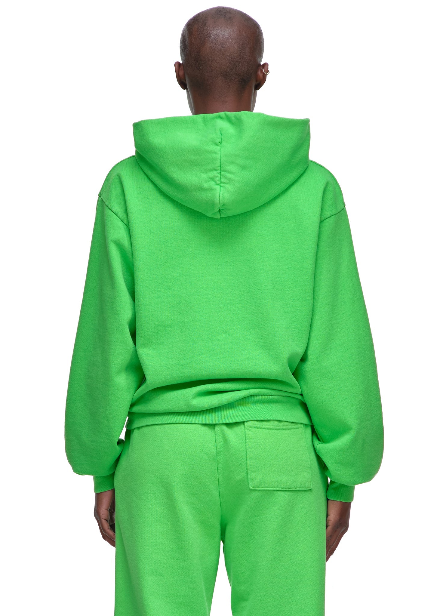 GREEN LEGACY HOODIE FEMALE MODEL 4