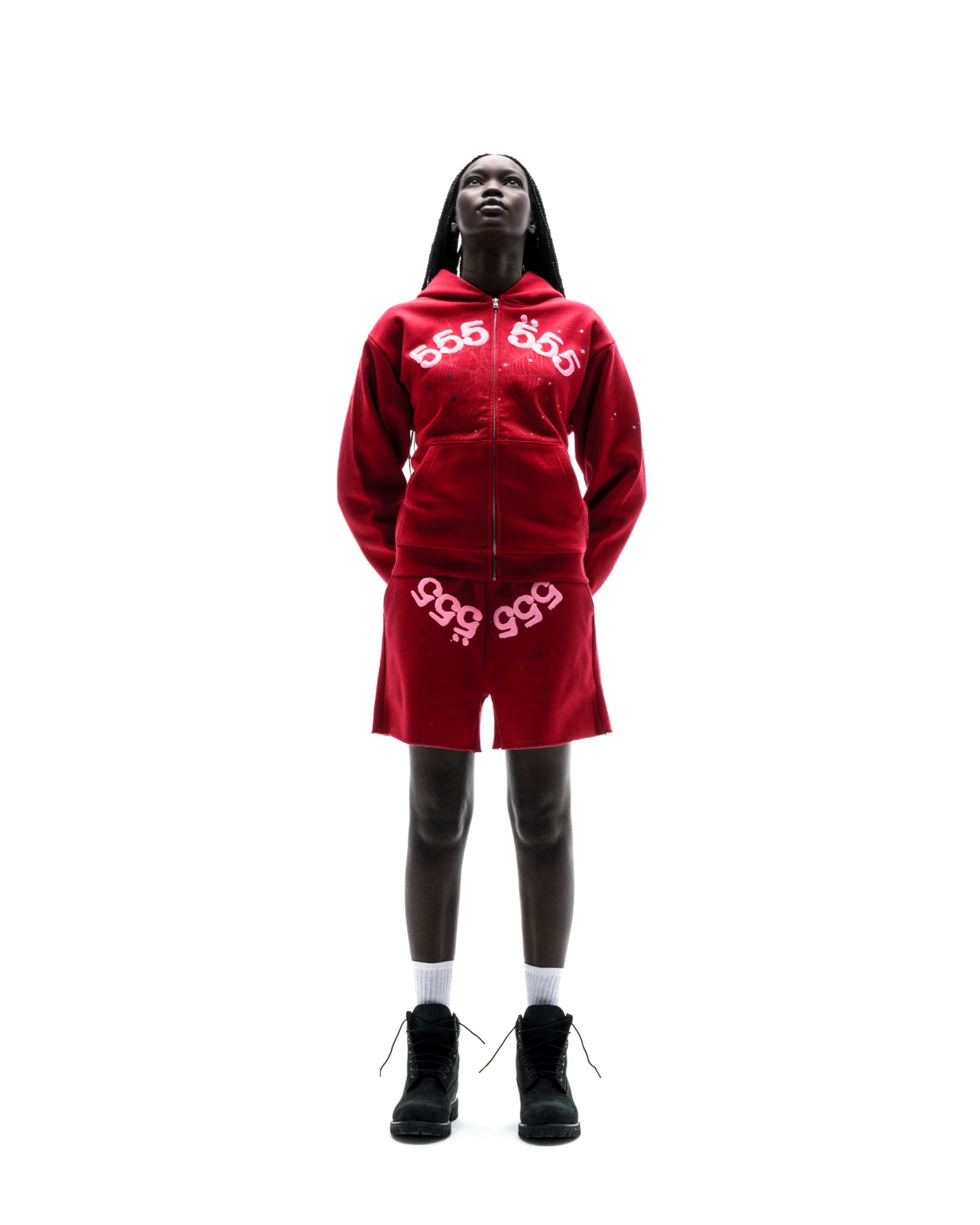 ANGEL NUMBER ZIP HOODIE