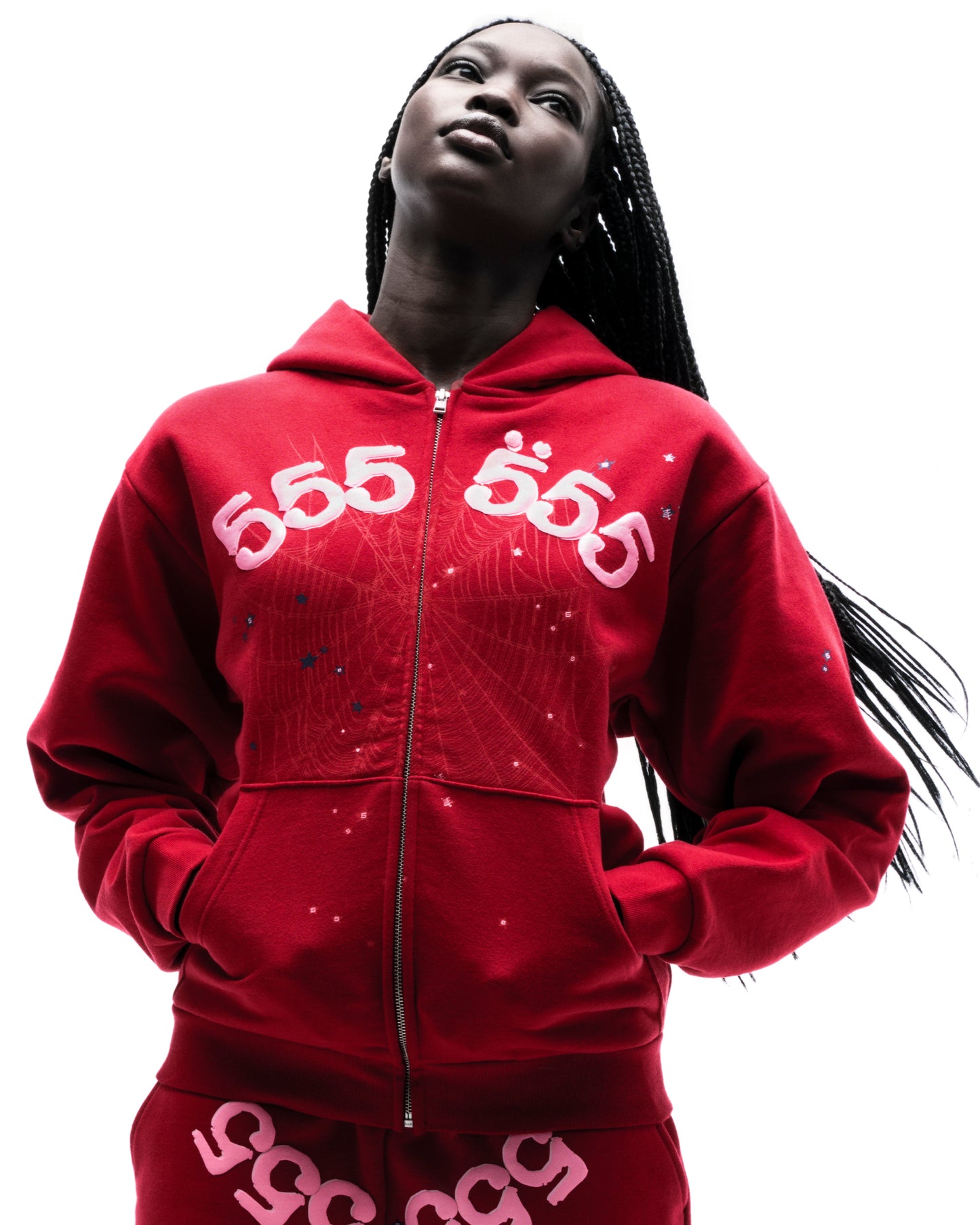 ANGEL NUMBER ZIP HOODIE