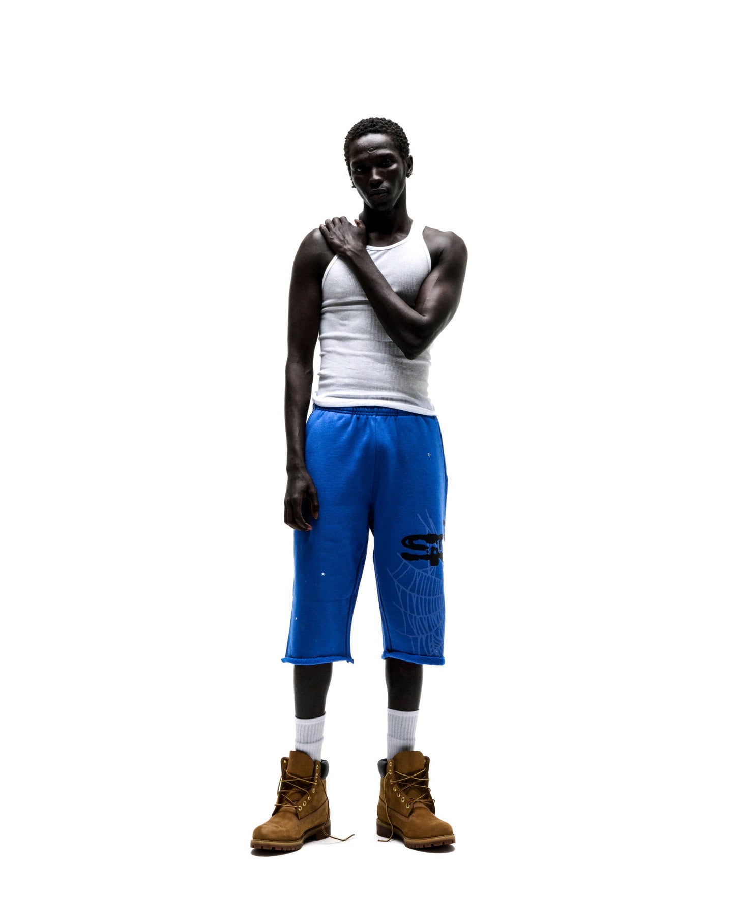 HEAVY WEB LONG SWEATSHORT