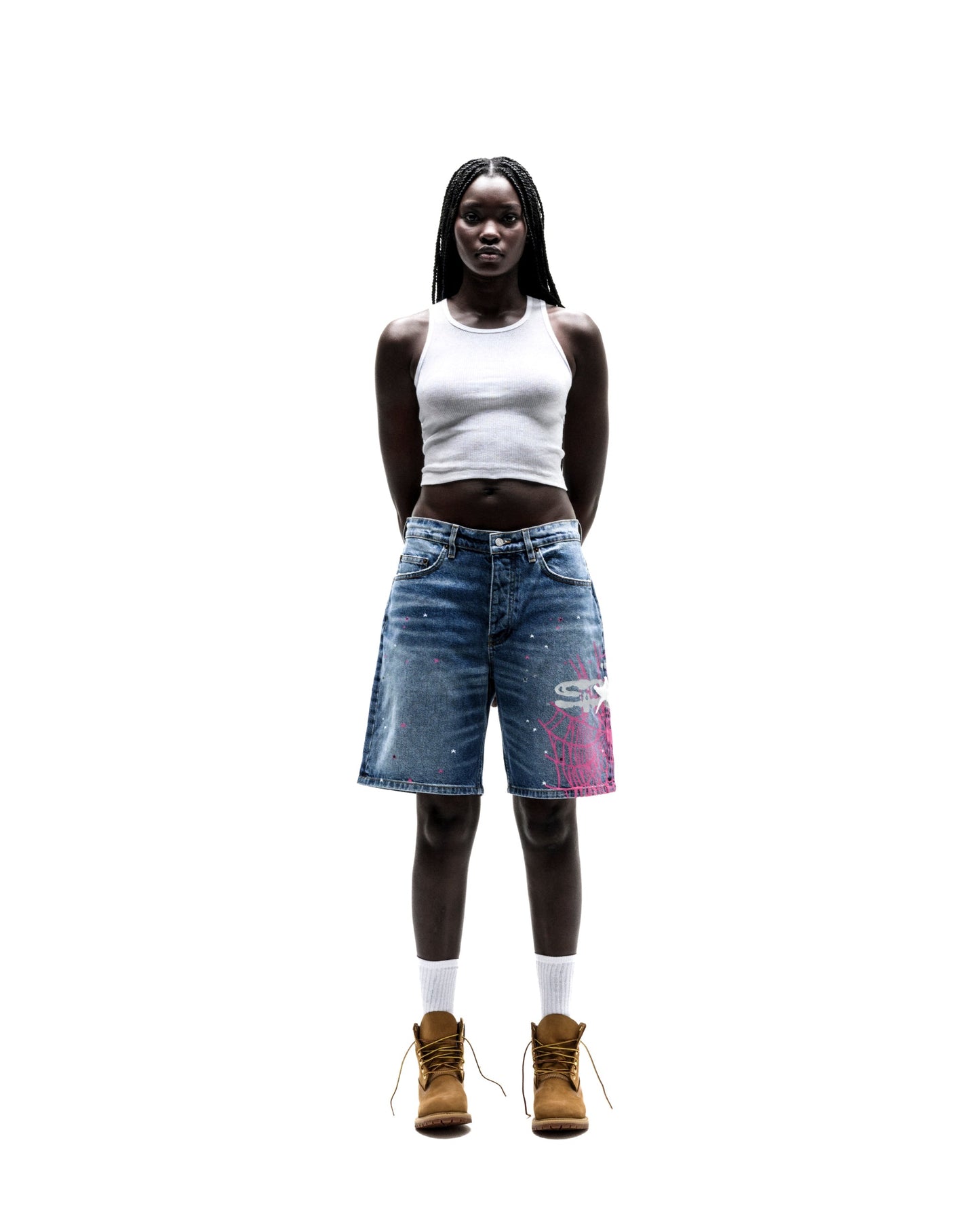 HEAVY WEB DENIM SHORT