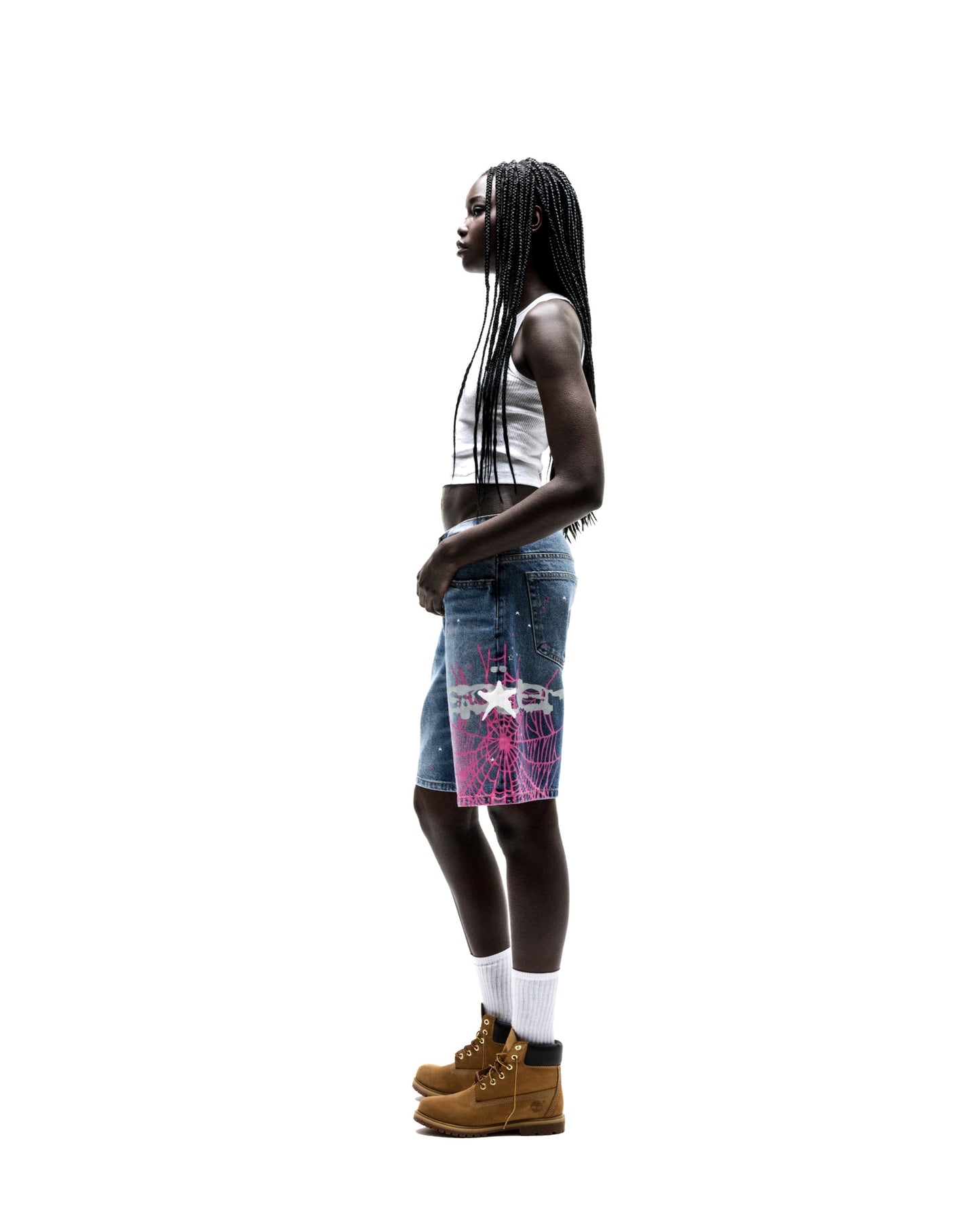 HEAVY WEB DENIM SHORT