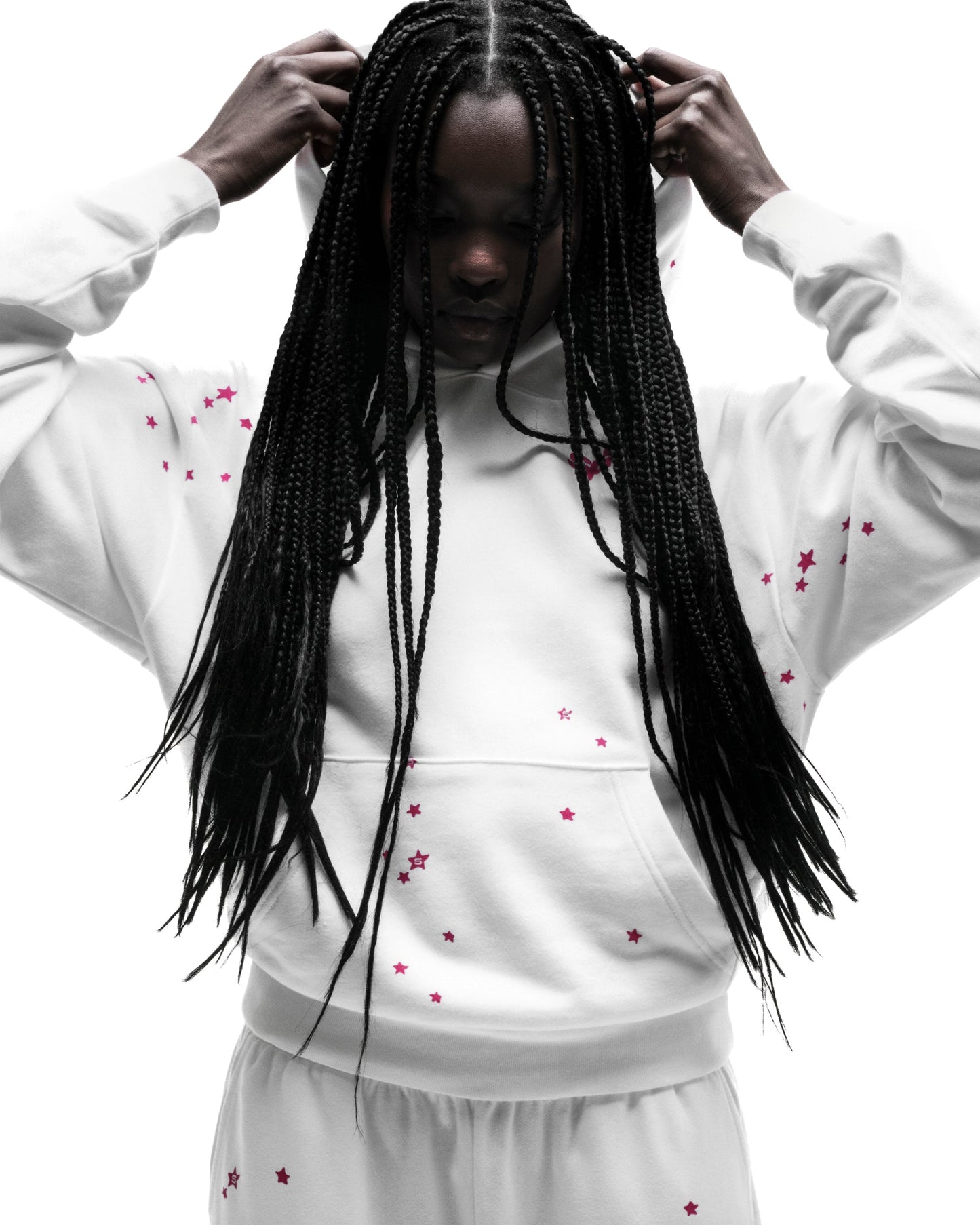 FRACTURED LOGO HOODIE