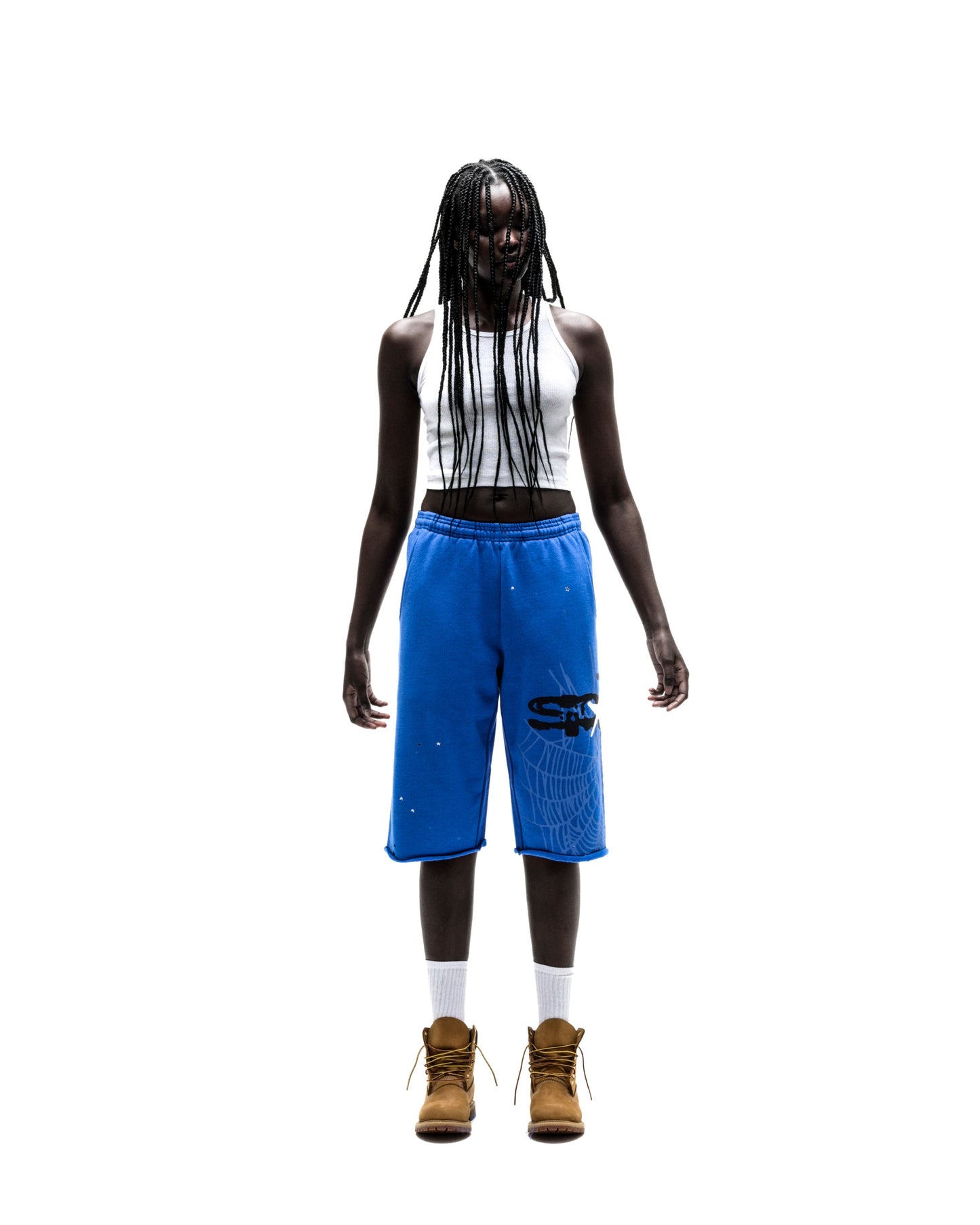 HEAVY WEB LONG SWEATSHORT
