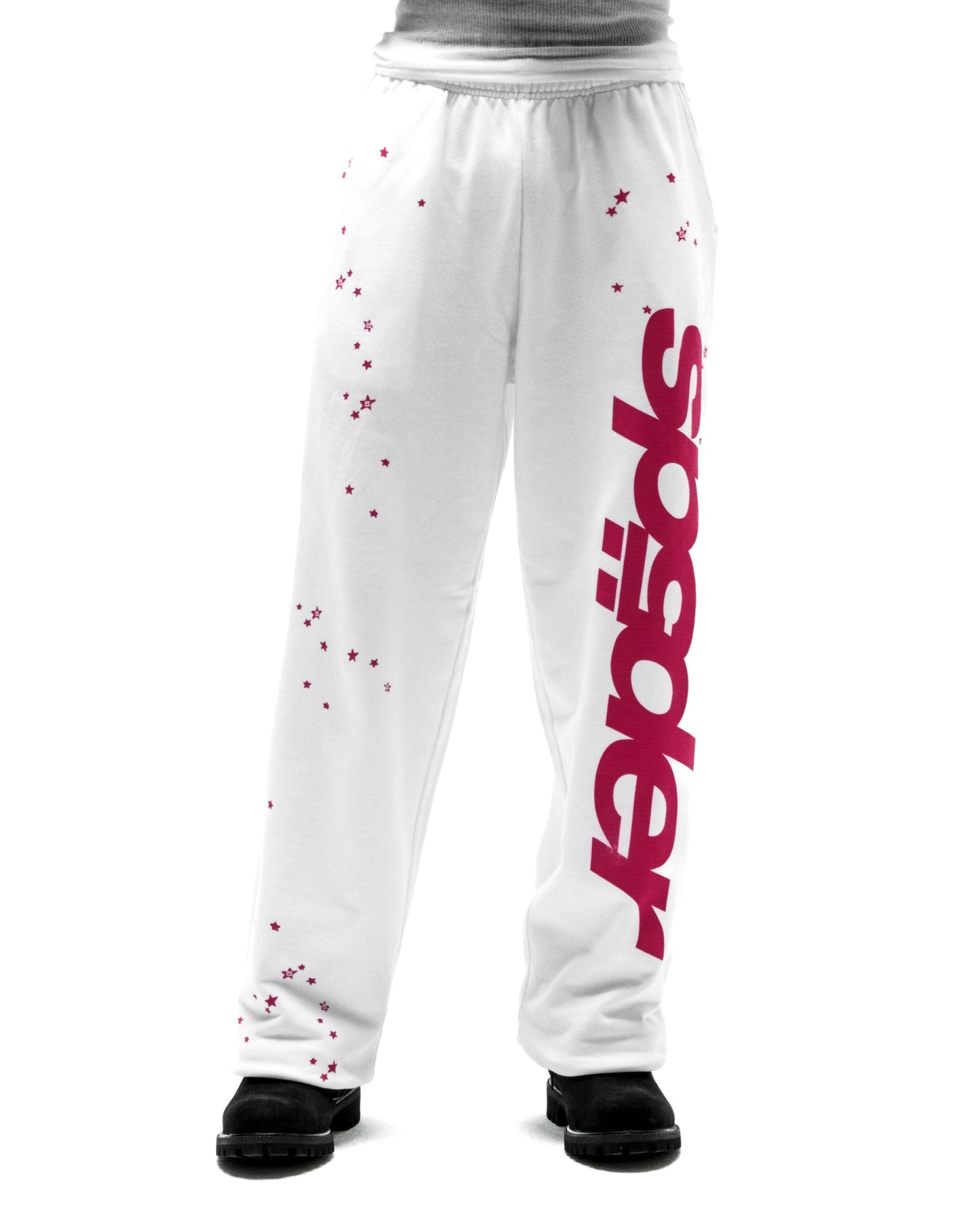 FRACTURED LOGO WIDE LEG SWEATPANT