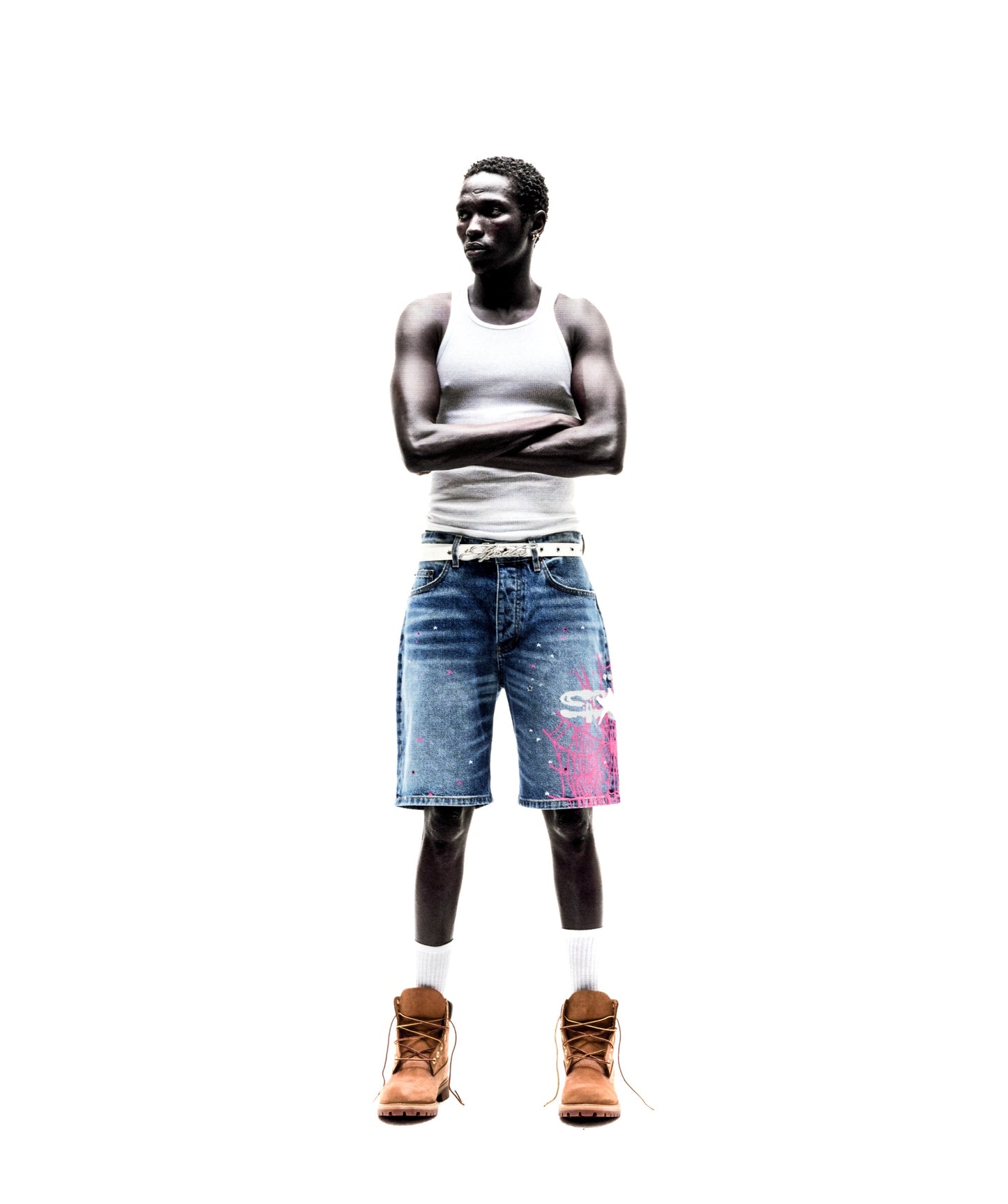 HEAVY WEB DENIM SHORT