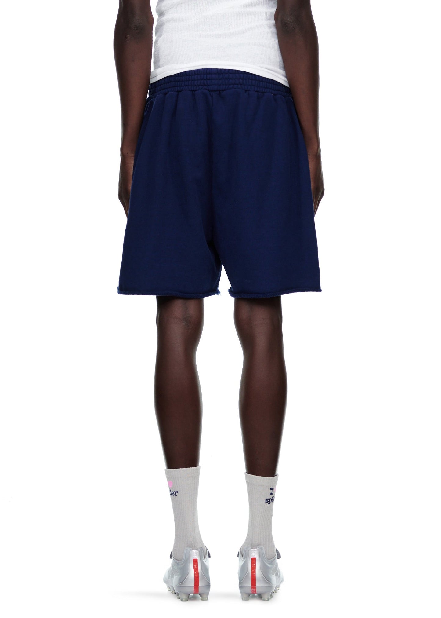 NAVY OG WEB LOGO SWEATSHORT MALE MODEL 3