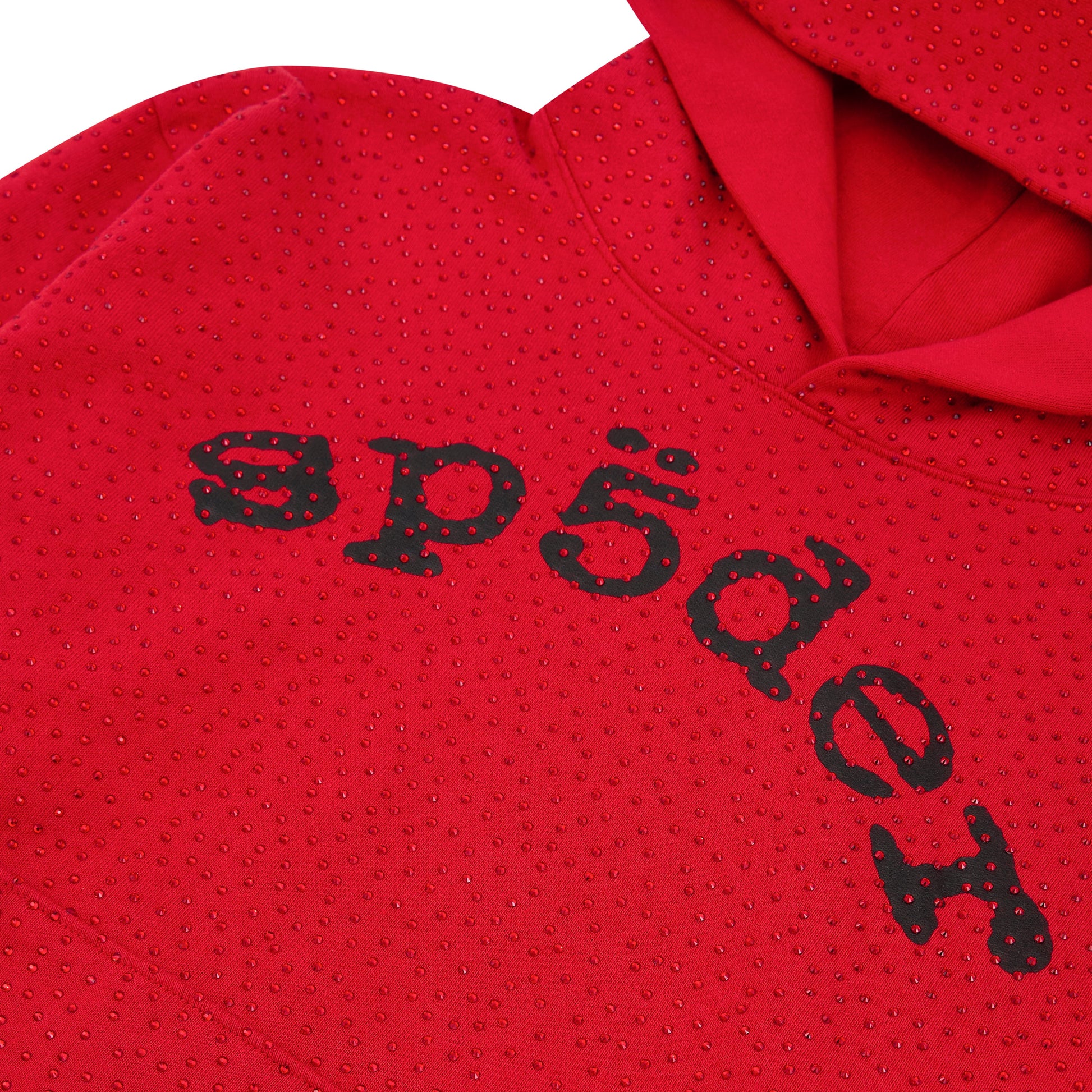 RED WEBSTONE AOP HOODIE