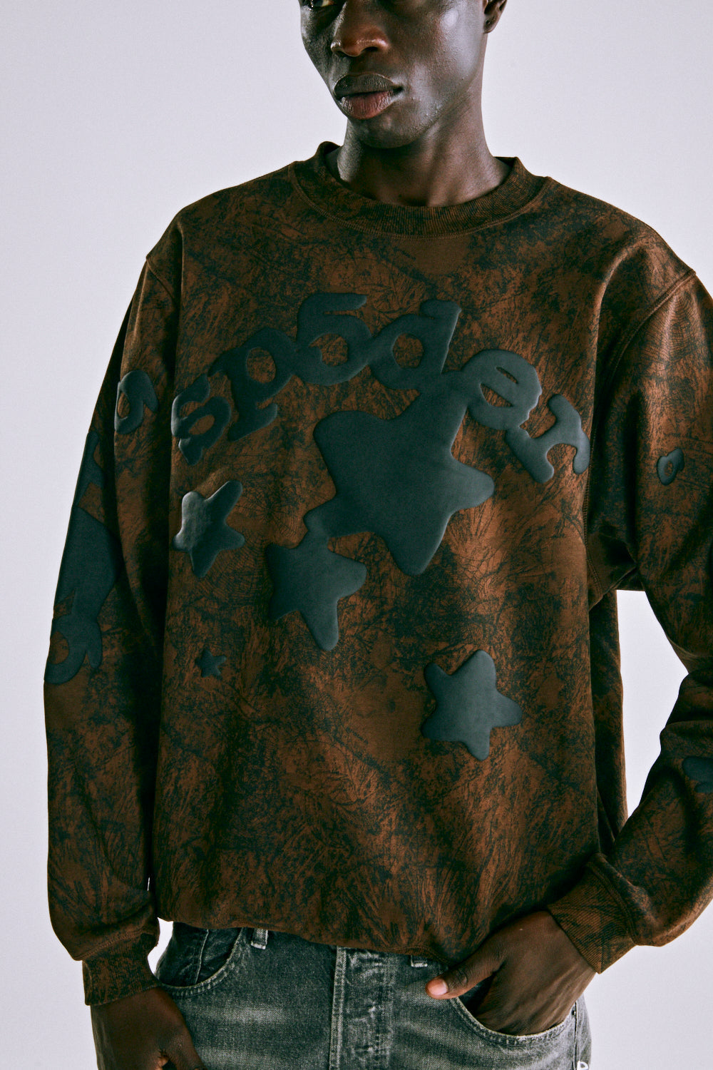 BELUGA REAL TREE CAMO CREWNECK SWEATSHIRT