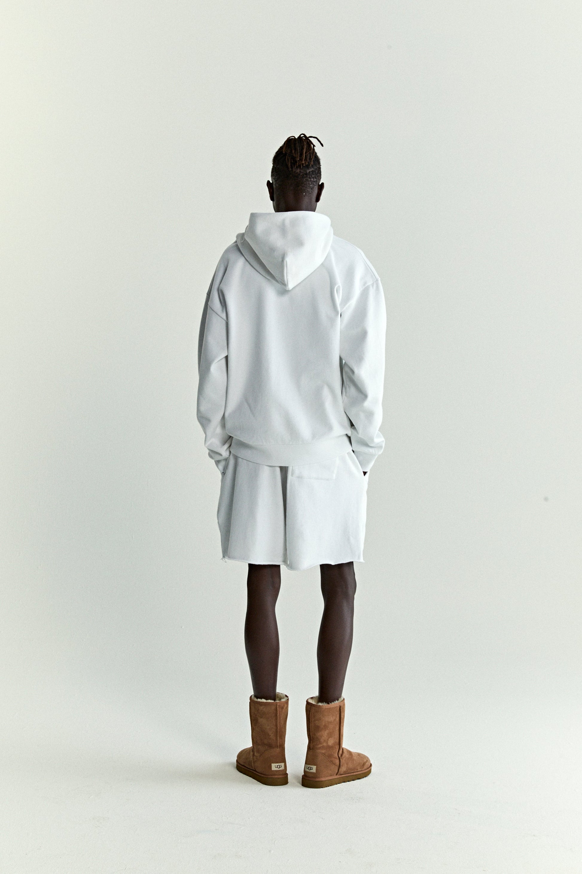 WHITE OG WEB V2 GRADIENT HOODIE ON MODEL
