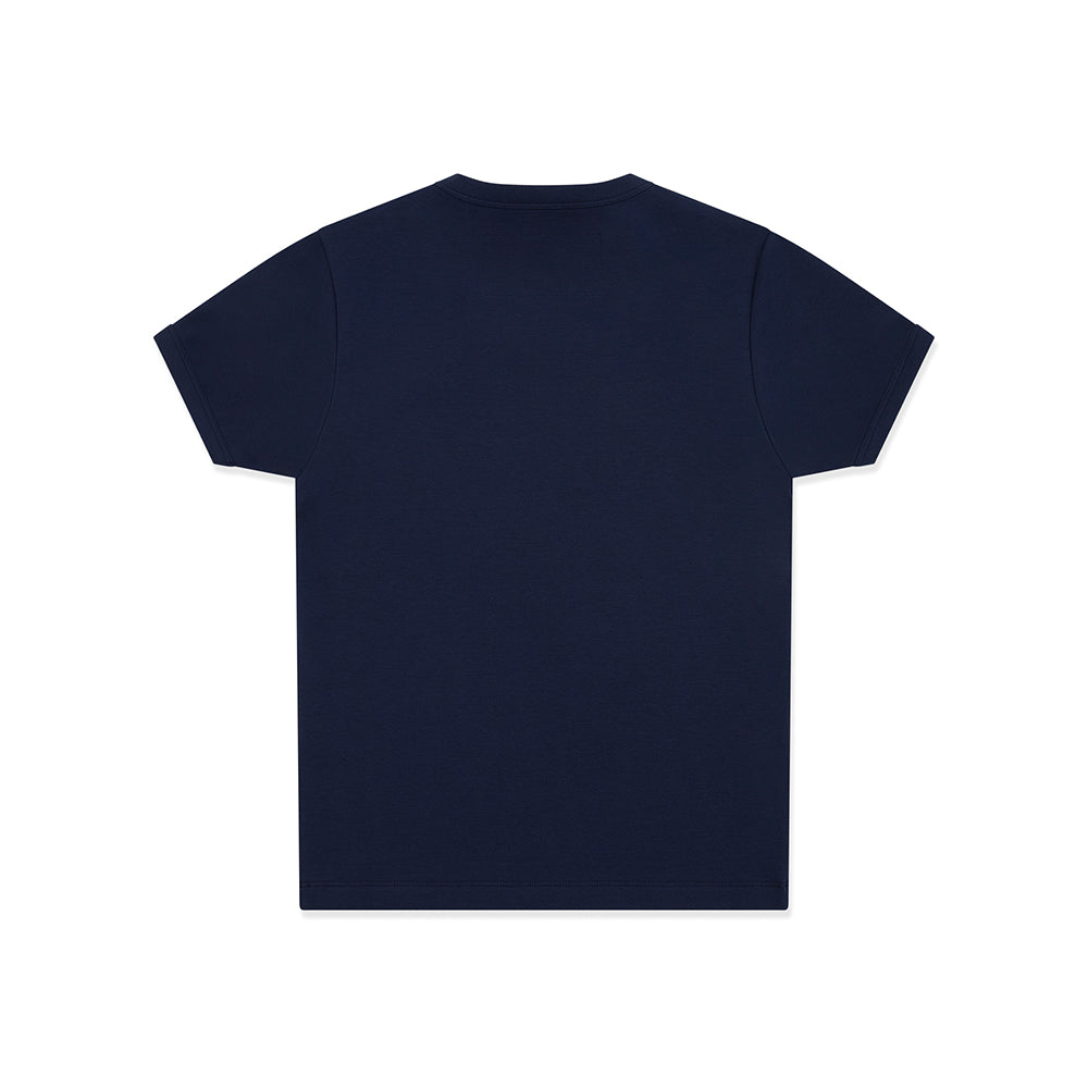 NAVY RED 5 BABY TEE