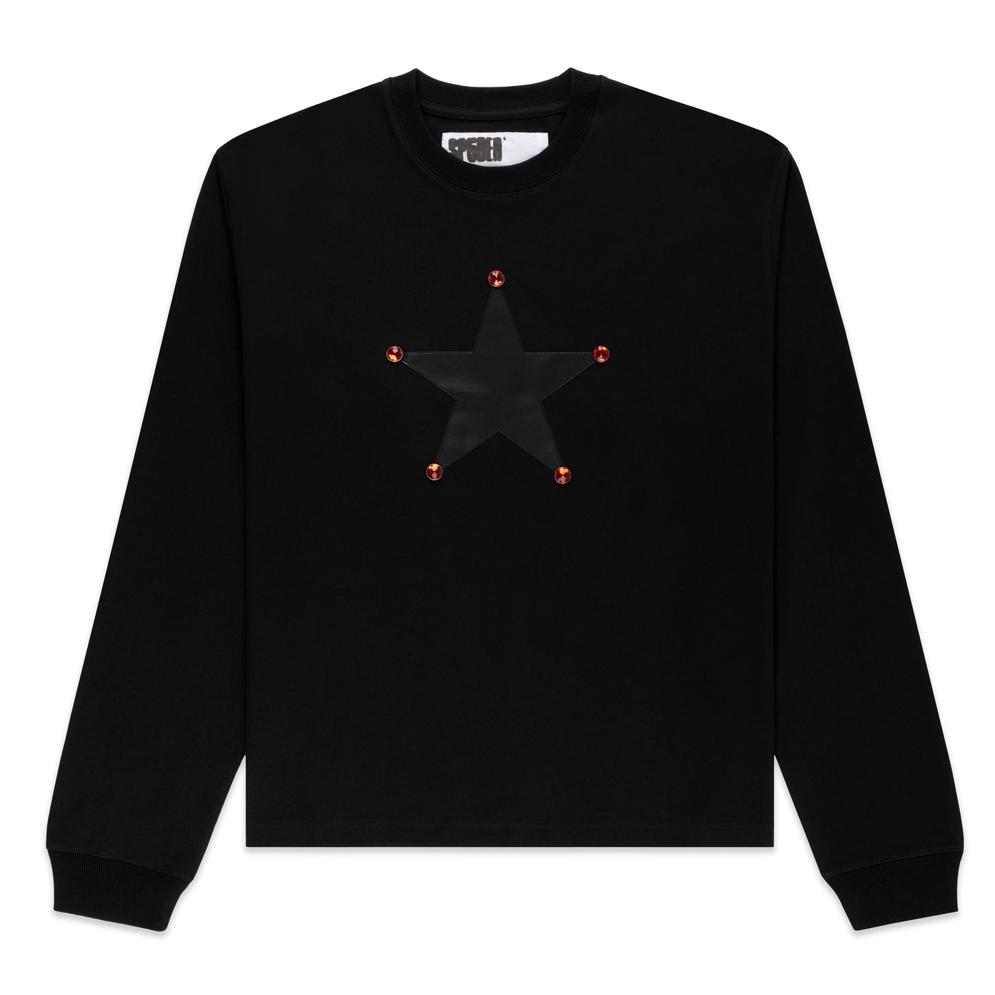 BLACK PORNSTAR LONGSLEEVE TEE