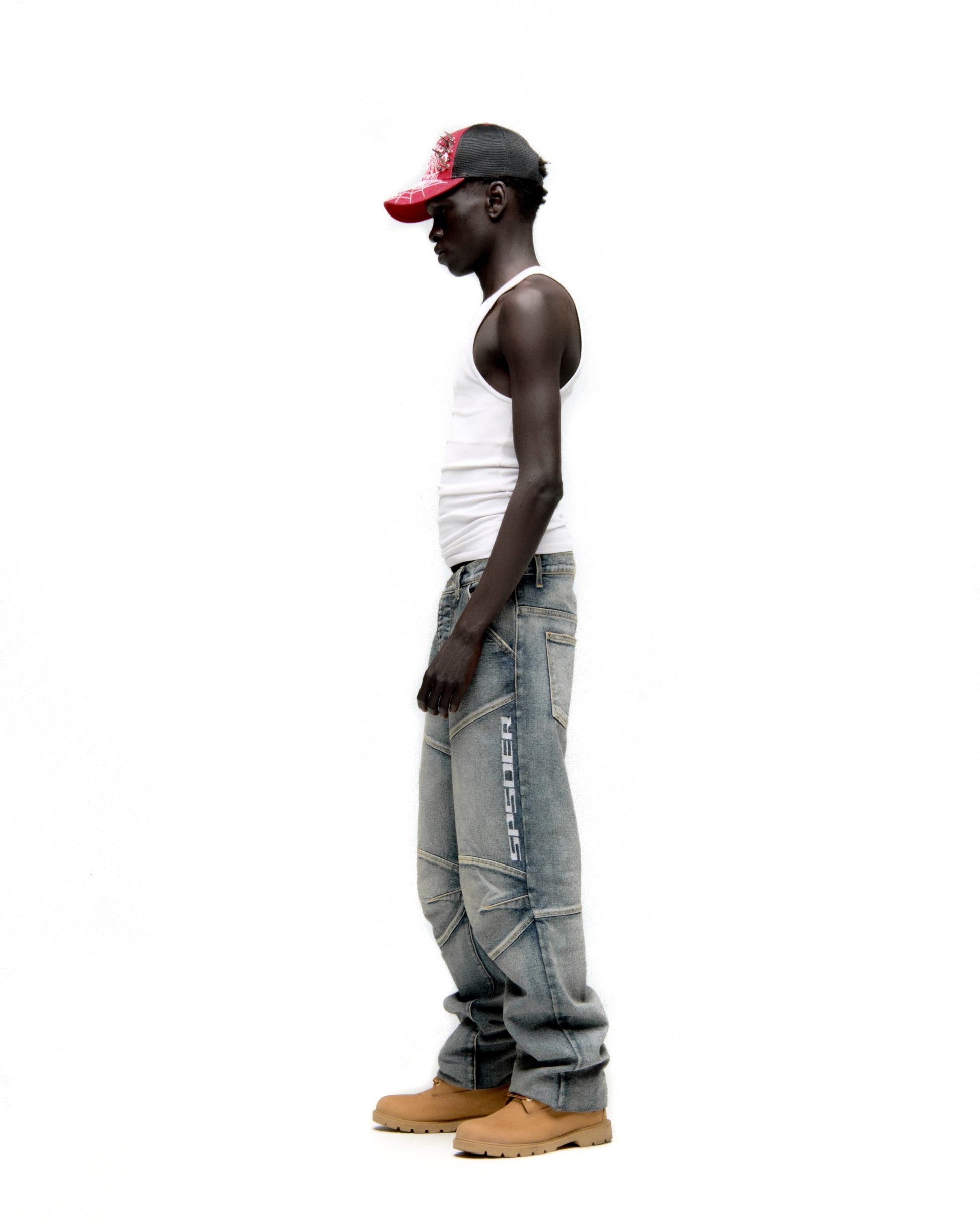 PIT CREW DENIM ON MODEL