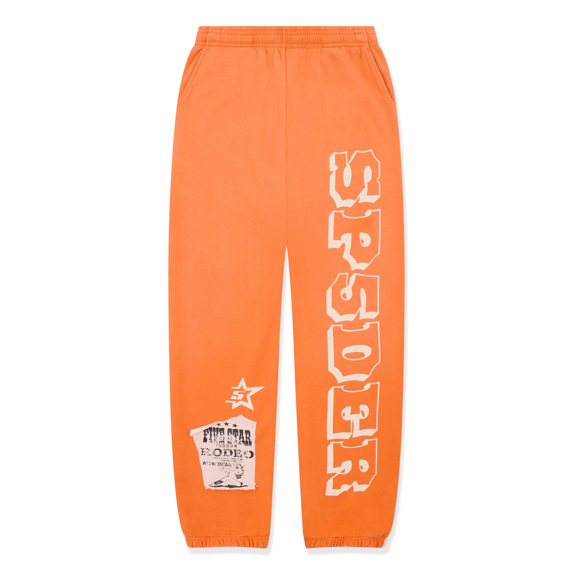 ORANGE 5STAR RODEO SWEATPANT