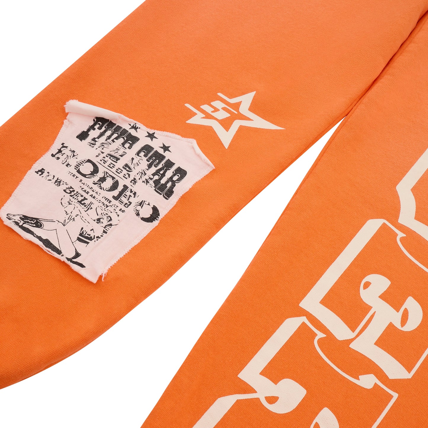 ORANGE 5STAR RODEO SWEATPANT