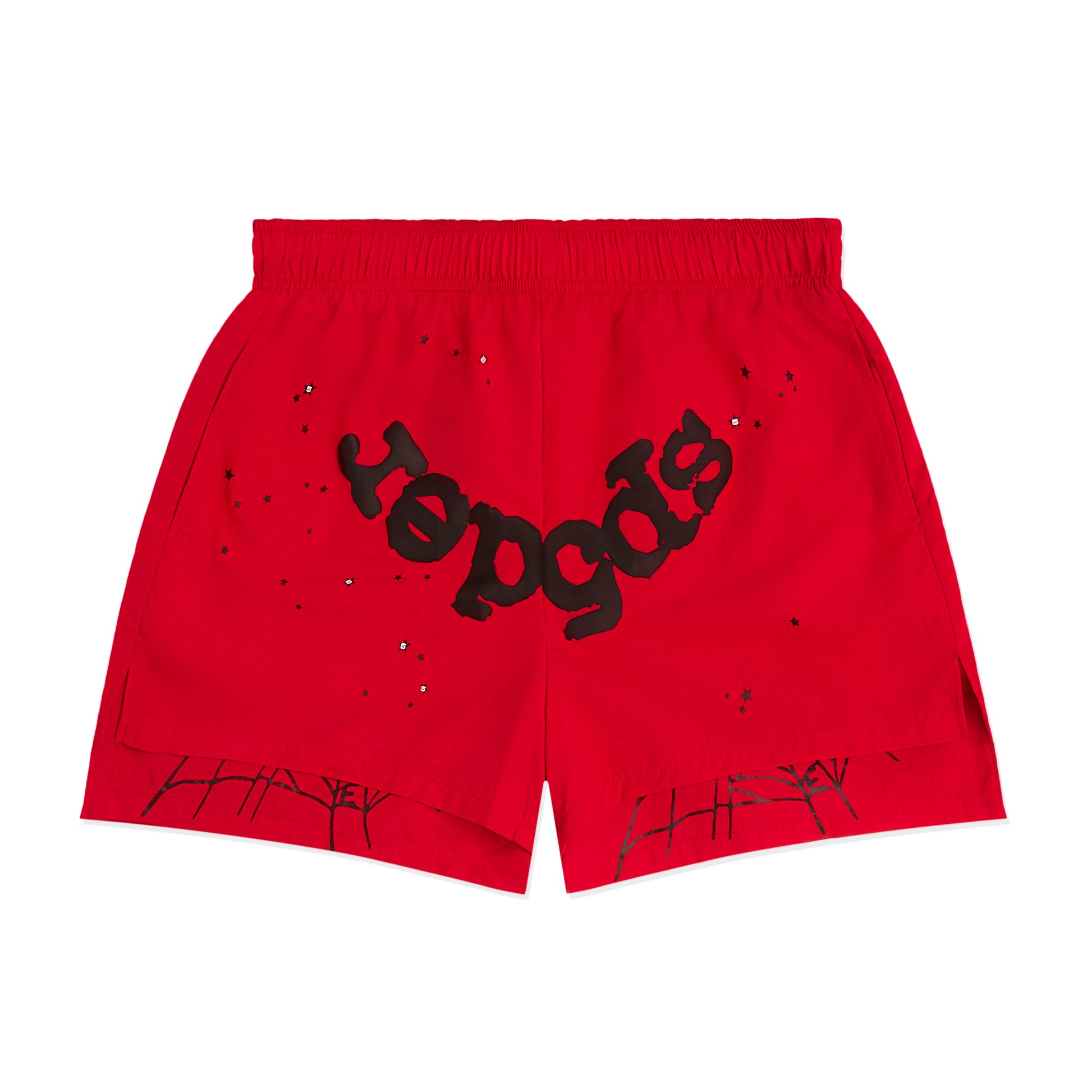 RED OG WEB DOUBLE LAYER SHORT FRONT