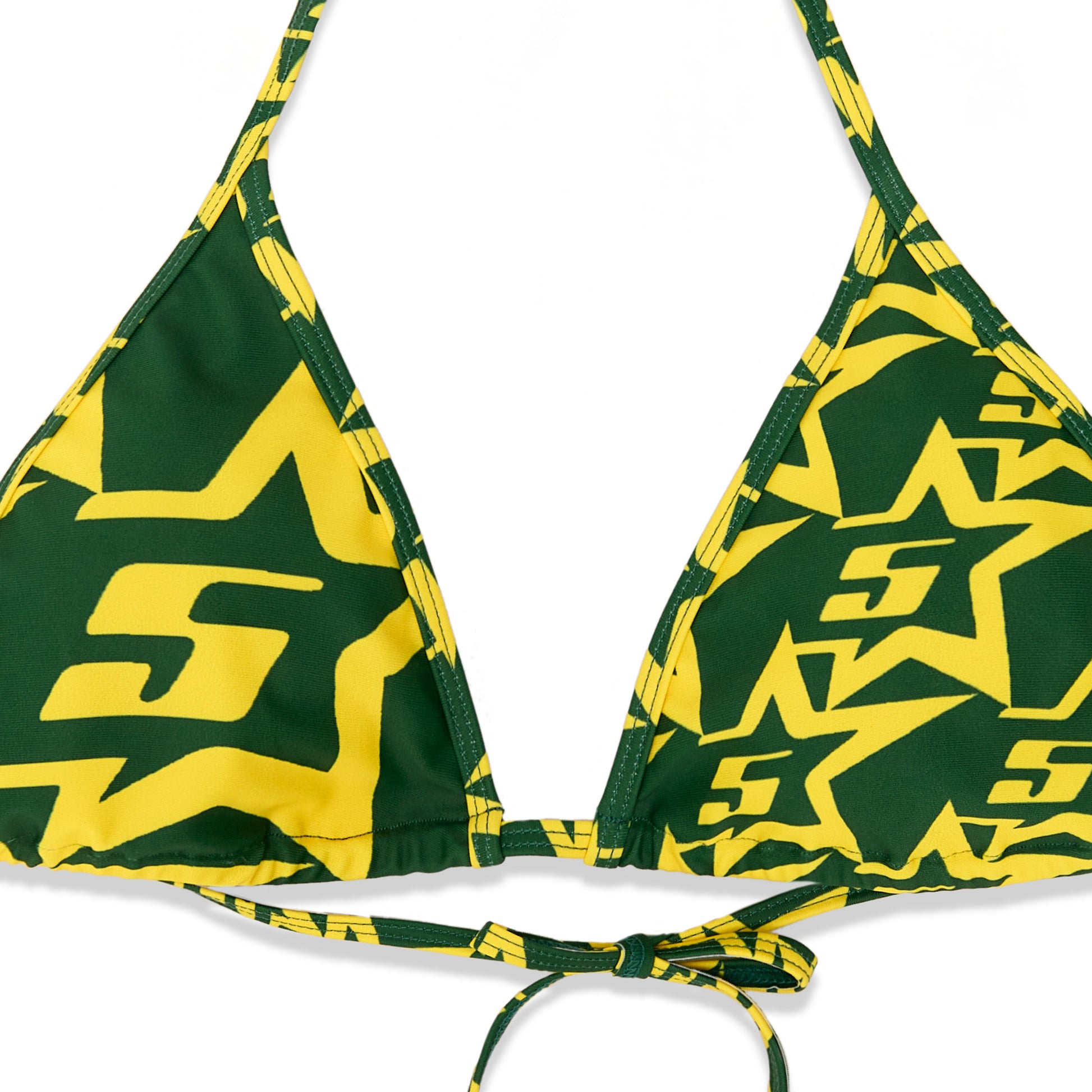 5STAR GREEN BIKINI TOP DETAIL