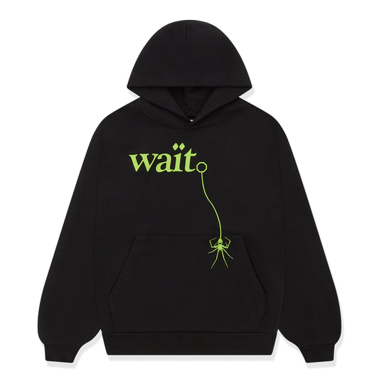 BLACK WAIT HOODIE