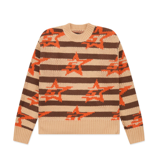 BROWN 5STAR SWEATER