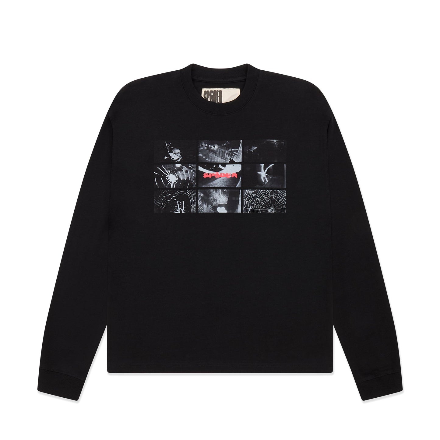 BLACK WEB MONITOR LS HW TEE