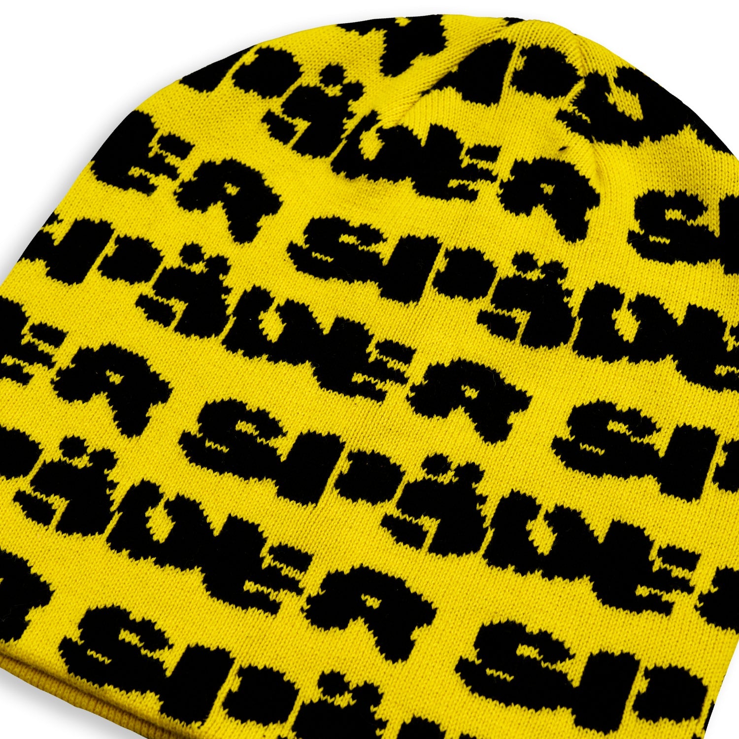 YELLOW FUZZY LOGO SKULLY